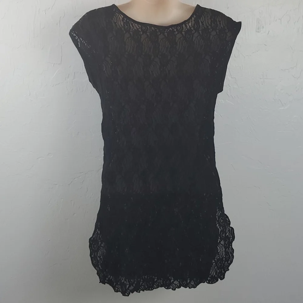 Vintage Undercover Wear black lace lingerie women size M